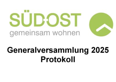 Generalversammlung Protokoll 2025